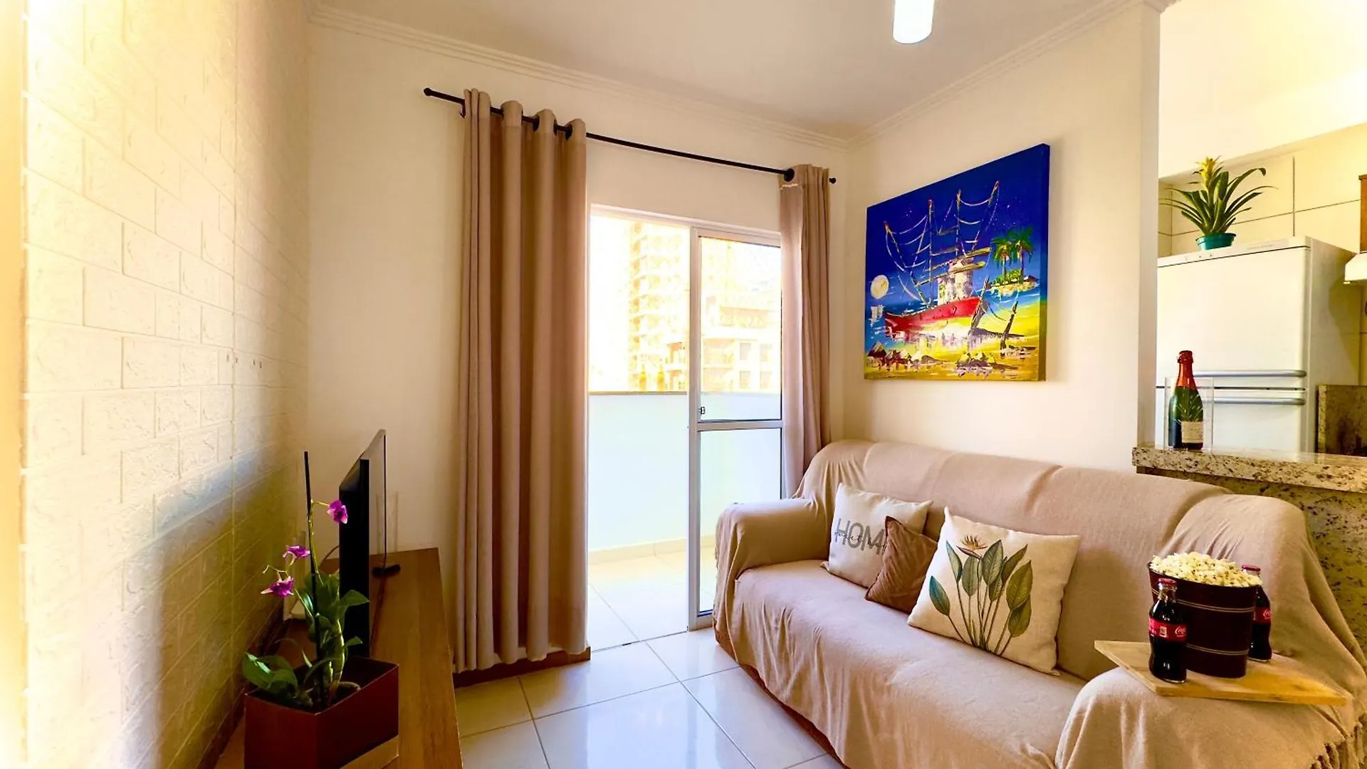 Apartamento A 400M Praia Com Piscina Sacada Com Churrasqueira Privativa Wi-Fi Portaria 24H Playground Infantil Quadra De Esportes E Vaga Privativa De Garagem Reserve Agora Mesmo Piçarras Brazilië